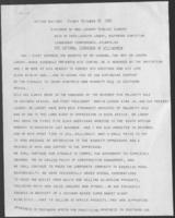 Statement at the United Nations, October 25, 1985
