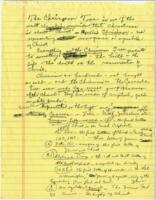 "The Chrismon Tree" Remarks, circa 1986