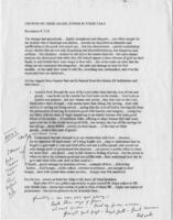 "Crowns On Their Head, Stings In Their Tails" Sermon/Speech, circa 2005