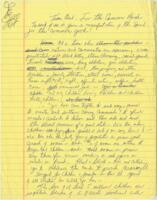 "Time Out: For The Common Good" Sermon/Speech, circa 1995