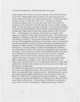 "Tired Feet, Rested Souls; Rested Souls Must Rise Again" Remarks, 2004