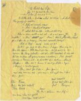 "To Lead A New Life" Sermon Notes, circa 1989
