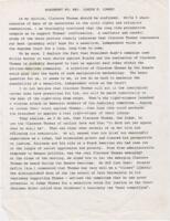 Statement by Joseph E. Lowery on Clarence Thomas, 1991