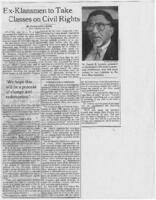 "Ex-Klansmen to Take Classes on Civil Rights", July 24, 1989