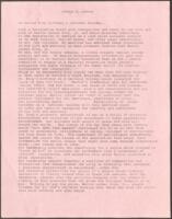 "On Making King Birthday a National Holiday" Remarks, circa 1983