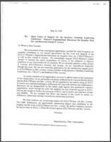 Letter of Support for SCLC/W.O.M.E.N., May 26, 2004
