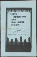 "Poetic Expressions From Thomasville Heights" Booklet, circa 1998