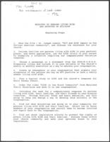 Ministry To Persons Living With And Affected By HIV/AIDS, 1991
