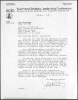 Correspondence to Lawrence S. Eagleburger from Joseph E. Lowery, January 8, 1993