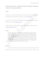 Navigating the Network: An Exploratory Study of LGBTQIA+ Information Practices at Two Single-Sex HBCUs