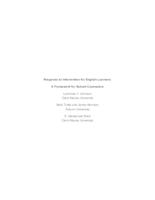 Response to Intervention for English Learners: A Framework for School Counselors