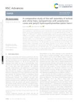 A Comparative Study of the Self-Assembly of Achiral and Chiral Hairy Nanoparticles with Polystyrene Cores and Poly (2- hydroxyethylmethacrylate) Hairs