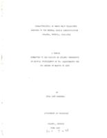Characteristics of Negro male transients applying to the Federal relief administration, Atlanta, Georgia, 1933-34, 1935