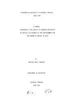 Differential mortality in Atlanta, Georgia year 1933, 1935