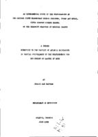 An experimental study of the performances of two hundred fifty elementary school children, urban and rural, fifth through eighth grades, on the seashore measures of musical talent, 1935