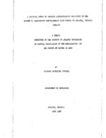 A critical study of certain administrative practices in the Booker T. Washington Junior-Senior High School of Atlanta, Georgia, 1936-1937, 1937