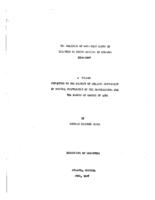 The policies of organized labor in relation to negro workers in Atlanta 1869-1937, 1937