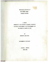 The racial attitudes of one hundred Negro college students, 1938