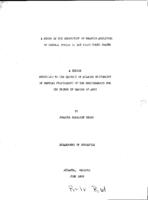 A study of the prediction of reading abilities of certain pupils in the first three grades, 1938