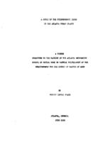 A study of the neighborhood clubs of the Atlanta Urban League, 1939