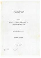 A study of growth curvatures in the coleoptile of rye, 1939
