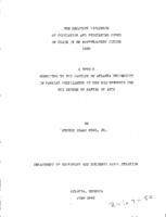The relative influence of population and purchasing power on trade in 22 southeastern cities 1929, 1940