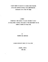 Present status of graduates of Atlanta Negro colleges, 1937-1938 who received National Youth Administration assistance during these two years, 1941