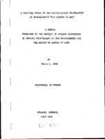 A critical study of the Lillon-Millay translation of Baudelaire's "Les Fleurs du Mal", 1941