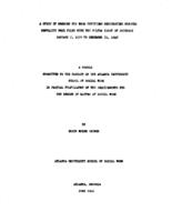 A study of Negroes for whom petitions designating unsound mentality were filed with the Fulton Court of Ordinary, January 2, 1939 to December 31, 1940, 1941