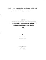 A study of fifty volunteer workers in the Phyllis Wheatley Young Women's Christian Association, Atlanta, Georgia, 1942