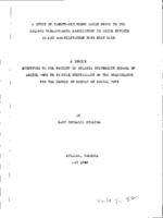 A study of twenty-six Negro cases known to the Atlanta Tuberculosis Association in which efforts toward rehabilitation have been made have been made, 1943