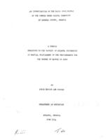 An investigation of the basic food supply of the Bowdon negro school community in Carroll County, Georgia, 1944