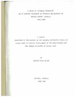 A study of juvenile probation as it affects treatment of juvenile delinquents in Fulton county, Georgia 1930-1944, 1946