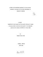 A study of the services rendered by the crippled children's division of the state department of welfare in Georgia