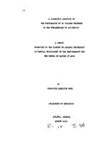 A diagnostic analysis of the performance of 80 college freshmen in the fundametnals of arithmetic, 1946