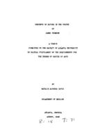 Concepts of nature in the poetry of James Thomson, 1946