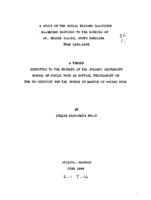 A study of the social welfare resources rendering services to the negroes of St. Helena Island, South Carolina, from 1935-1945, 1946