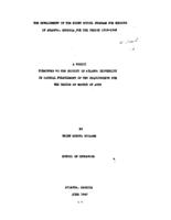 The development of the night school program for Negroes in Atlanta, Georgia, for the period 1915-1946, 1947