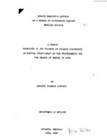 Horace Walpole's letters as a mirror of eighteenth century English society, 1947