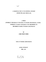 A statistical study of the electrical appliance industry from 1940 though 1949