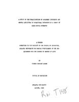 A study of the relationships of academic interests and mental abilities to vocational interests of a group of high school students, 1956