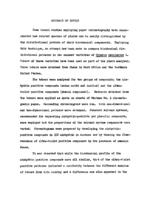 A comparative study of chromatographic patterns of rhizomes in several varieties of cyperus esculentus, 1964