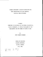 Current approaches to reading instruction and their implications for slow learning, partially seeing children, 1966