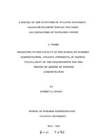 A survey of the attitudes of Atlanta University graduate students toward the costs and operations of revolving credit, 1968