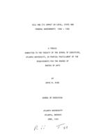 SCLC and its impact on local, state and federal governments i960 - 1965, 1969