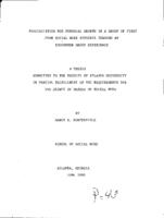 Possibilities for personal growth in a group of first year social work students through an encounter group experience, 1969
