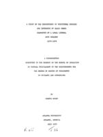 A study of the consistency of vocational choices and interests of black women graduates of a local liberal arts college 1970-1974, 1977