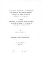 An analysis of the need for a job description plan with in the Administrative Operations Division of the Bureau of Parks and Recreation,City of Atlanta, 1979