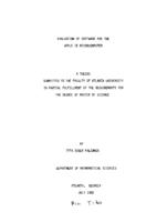 Evaluation of software for the Apple II microcomputer, 1982