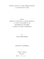 Numerical solution of linear integral equations with random forcing terms, 1987